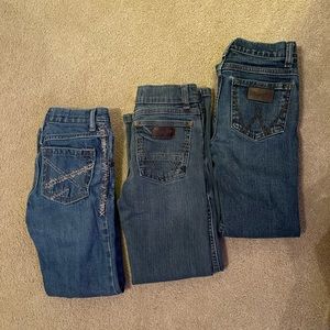 3 pairs Boys Wrangler Jeans